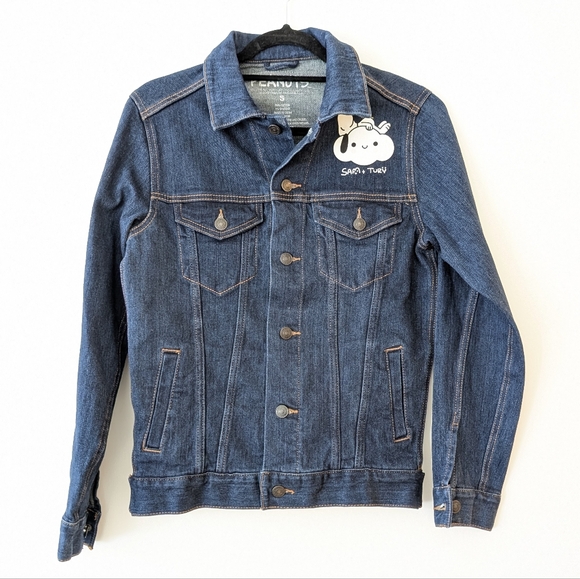 Peanuts Limited Edition Snoopy Sam & Tury Denim Jacket Small - Picture 1 of 6